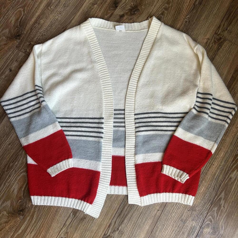 Garan By Marita Women's M Vintage Wool Cardigan USA Cottage Eclectic Grandpa